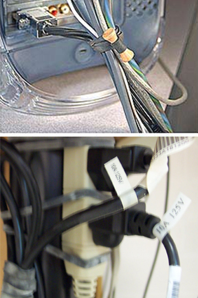 organize cords, cable and wires with BongoTies