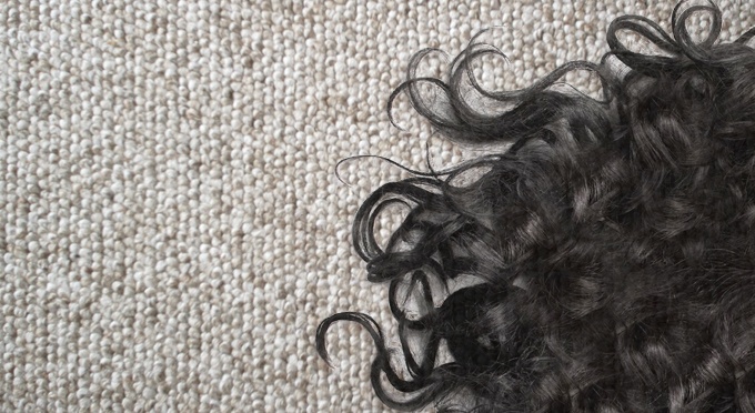 long hair on carpet