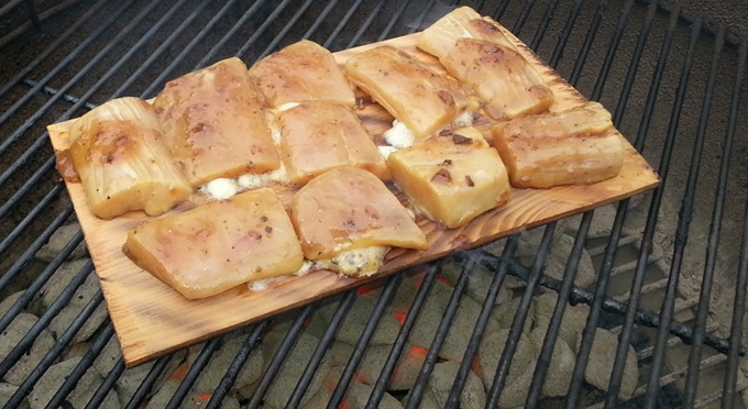 STEP 3: how to grill fish on a cedar plank