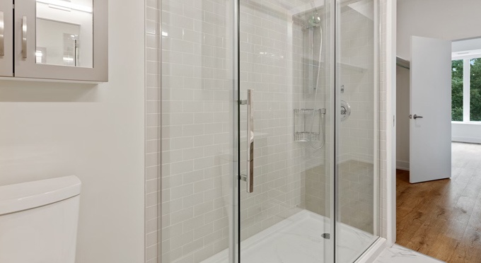 spotless glass shower door