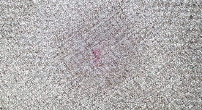 lipstick on a couch step 2