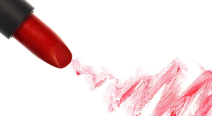cleaning a lipstick stain
