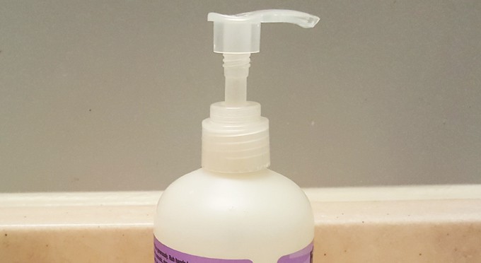 use less hand soap step 1