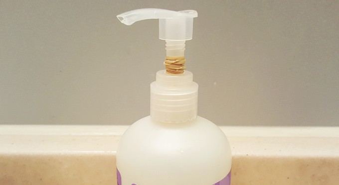 use less hand soap step 4