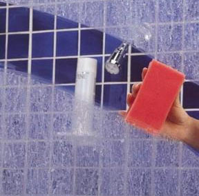 how to clean soap scum off glass shower screen